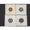 Image 6 : Assorted U.S. Dimes: 1940-S Silver Mercury, 1955 Silver Roosevelt, 2005-S Proof, 1981-S Proof 