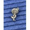 Image 2 : Adorable Sterling Silver Donald Duck Charm for a bracelet or necklace - 3.1 Grams