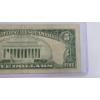 Image 8 : United States Series 1963 $5 Red Seal Bank Note With Granahan And Dillon Signatures