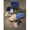 Image 1 : Porter Cable & Ryobi Polishers With Tons Of New Pads & Disks In Storage Tote 