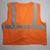 Image 6 : Orange Reflective Vest With Four Buckles And Hard Hat