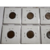 Image 10 : Eight Assorted Wheat Pennies in Holders & 1907 Indian Head Penny