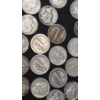 Image 5 : Assorted Years/Mint Marks 90% Silver Barber, Mercury & Roosevelt Dimes- Face Value: $4.00