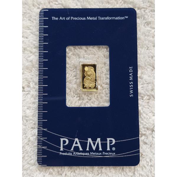 PAMP Suisse 1-gram 999.9 Fine Gold Bar in Original Casing!!!