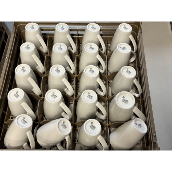 Coffee Mugs in Cup Holder Crate - 20 Total Steelite International - Made in England - 2022 Cups