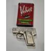 Image 1 : Vintage Metal Dick Cap Gun And Velvet Tin 