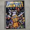 Image 1 : Marvel The Infinity Gauntlet Framed Comic Book Glass Art (18x12")