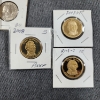 Image 4 : Coin Collectors Case Loaded With United States One Dollar Coins in Capsules Including Proofs~ $22.50