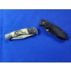 Image 1 : 2 Stainless Steel Pocket Knives - Collector's Knife Fish Design