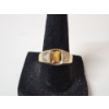 Image 1 : 10K Gold Tigers Eye Ring - Total Wright 2.6g - Size 8