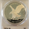 Image 5 : PCGS PR70DCAM 2026-W American Eagle w/ Liberty Bell 250 PRIVY - 1 oz .999 Fine Silver 