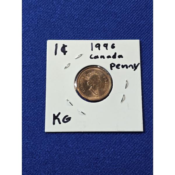 1996-KG Canadian Penny - Beautiful Coin!