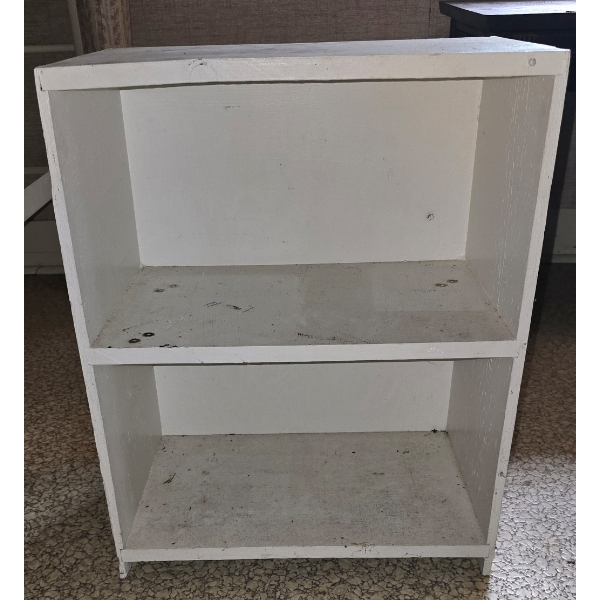 Small White Bookcase - 19x12x24