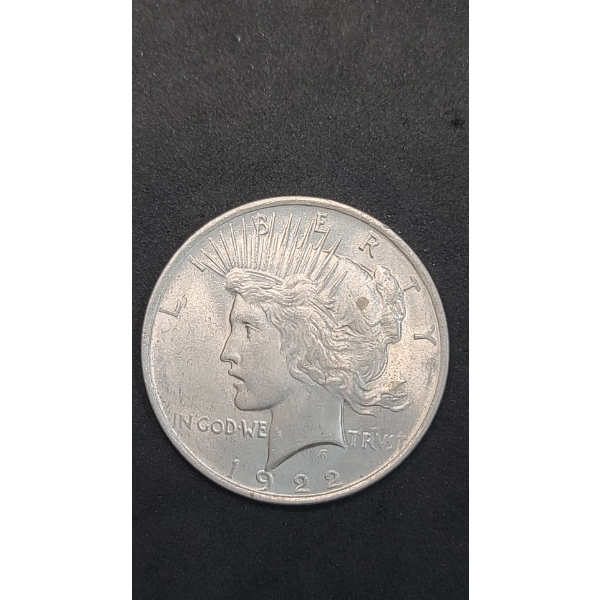 United States 1922 90% Silver Peace Dollar