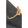 Image 3 : 10K Yellow Gold Semi-mount Three Stone Ring - Size 5.5 - Weight: 1.2g