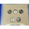 Image 3 : (2) 1849 Twenty D Gold Plated Copy Coins & U.S. Dime Collection - Including Silver