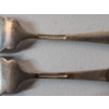 Image 5 : x2 Steiff "Rose" Pattern Sterling Silver Meat Forks TW: ~67g - See Description