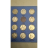 Image 3 : 1948-1963 Whitman Coin Collection Book Of 90% Silver Benjamin Franklin Half Dollars -Face Value: $14