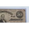 Image 6 : United States Series 1864 T-66 $50 Richmond, Virginia Confederate States of America Bank Note