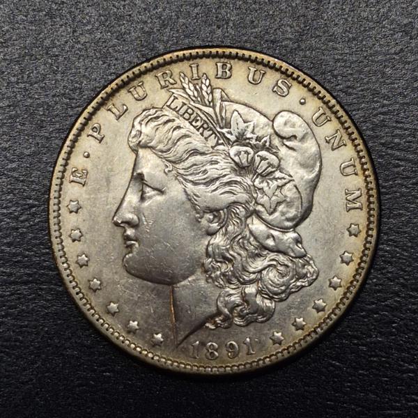1891 Morgan Silver Dollar - Circulated  - See Pics 