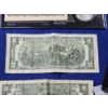 Image 12 : Lot of Coins & Bills; Nickels, Dime U.S. $2 Bills, Kennedy Half Dollars, Total FV: $6.25