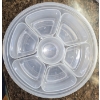 Image 2 : Food Storage Bundle - Cake Carrier, 2 Fruit/Veggie Trays, Microwavable Glass with Vented Lid