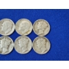 Image 4 : x10 90% Silver Roosevelt and Mercury Dimes FV: $1.00