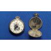 Image 1 : Waltham Norman Rockwell Collection Swiss Made Quartz Pocket Watch & Brass Picture Locket