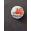 Image 1 : Vintage MOBIL Gas & Oil Advertising One Inch Shooter Marble - Mint Condition