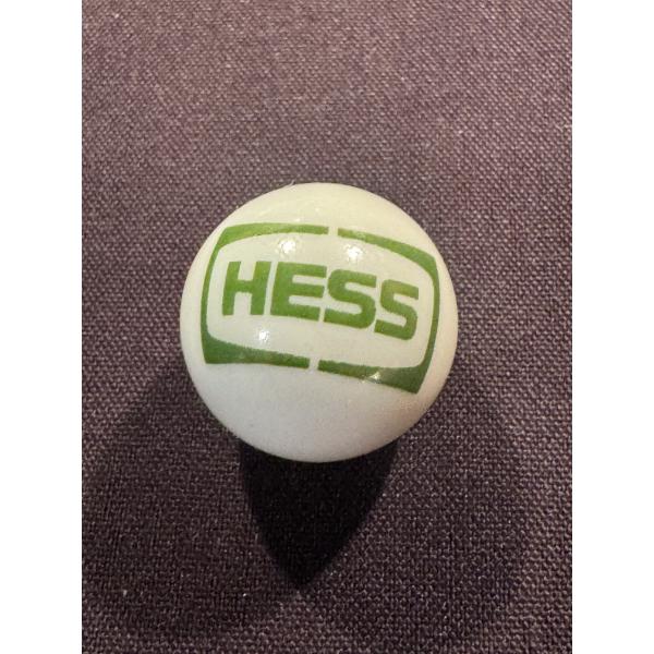 Vintage Hess Gas & Oil Advertising One Inch Shooter Marble - Mint Condition
