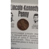 Image 3 : (5) Uncirculated 1974 Third Party Counterstamped Lincoln-Kennedy Novelty Pennies
