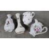 Image 6 : Pair Of Glass Vintage Lamps, Ceramic Mirror, Table Clocks, Vases And More!