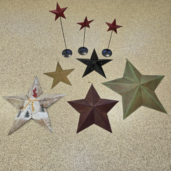 Assorted Star Decor - 8pc