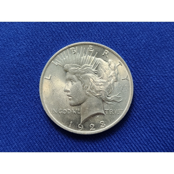 1923 90% Silver Peace Dollar in Excellent Condition