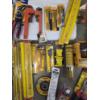 Image 3 : New 29 Quart Storage Container With All New Items Including DeWalt Bits, Irwin Bits, Saws, Snips, Sc