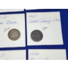 Image 15 : Assorted Coins: x8 90% Silver Barber Dimes & x1 1887 90% Silver Seated Liberty Dime, Mexican Coin