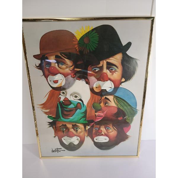 Clown Photograph - 6 Clowns - Oberstein - 28x22"