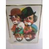 Image 1 : Clown Photograph - 6 Clowns - Oberstein - 28x22"