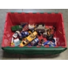 Image 1 : Large Storage Bin With Vintage Toys Including Lego People, Transforming Robots & More