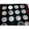 Image 4 : Large Lot of 25 Assorted SILVER PLATED REPLICA Chinese Panda Coins - NOT PURE SILVER 