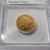 Image 3 : ICG Genuine 1883 "Racketeer" Gold-Plated Liberty Head V Nickel No CENTS