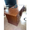 Image 1 : 60" by 32" Oak Desk As Shown - Good Condition - See Pics