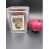 Image 2 : Happy Holidays Christmas Tin & Vintage Red Marble Apple Paperweight with Brass Stem 