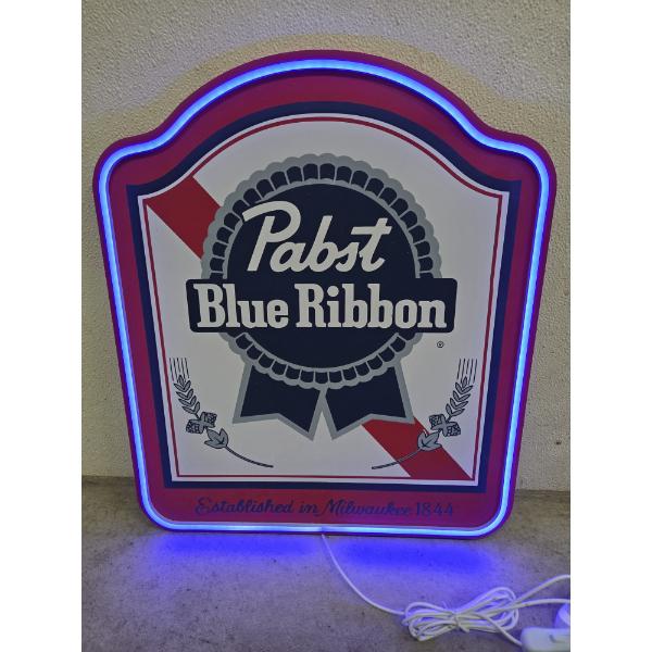 New 16"x18.75" Lighted Neon Pabst Plaque
