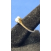 Image 3 : 14K Gold Opal Ring With Diamonds - Size: 5 - Weight: 1.4g