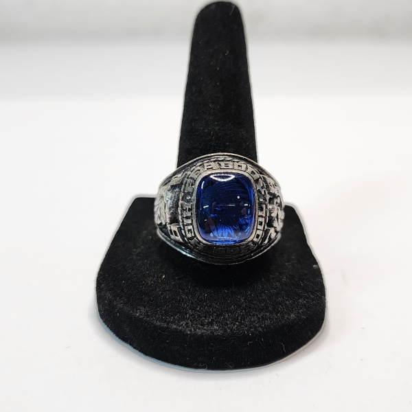 Sterling Silver 1982 Peabody High School Class Ring - Size 11 - TW: 18.2g