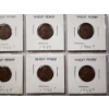 Image 13 : Eight Assorted Wheat Pennies in Holders & 1907 Indian Head Penny