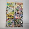 Image 1 : Vintage Marvel Comic Book Lot Of Four Issues Featuring Hulk, Silver Surfer, And The Thing