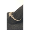 Image 2 : Women's 10K White Gold Quad-Center Diamond Halo Engagement Ring - Size 7 - Weight: 2.6g