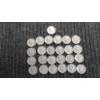 Image 1 : (25) Assorted Years 90% Silver Mercury Dimes Face Value: $2.50